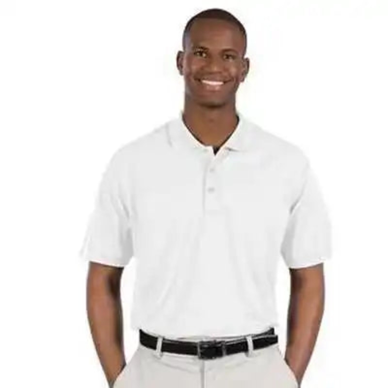 OTTO 601-104 Men’s 5.0 oz. Cool Comfort Mesh Sport Shirts – White
