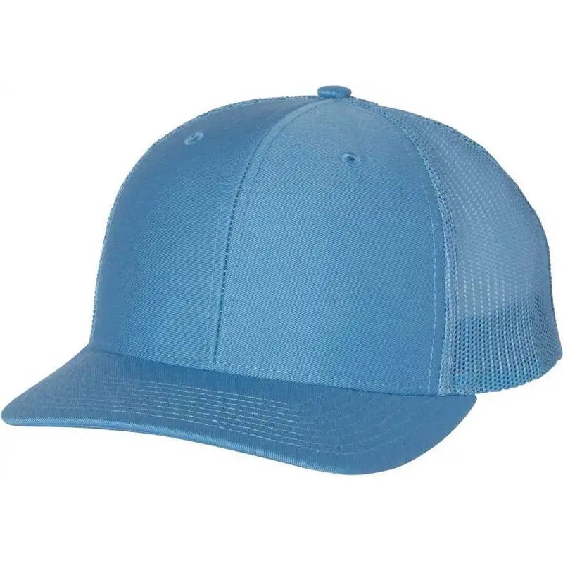 Richardson 112 Snapback Trucker Caps – Columbia Blue