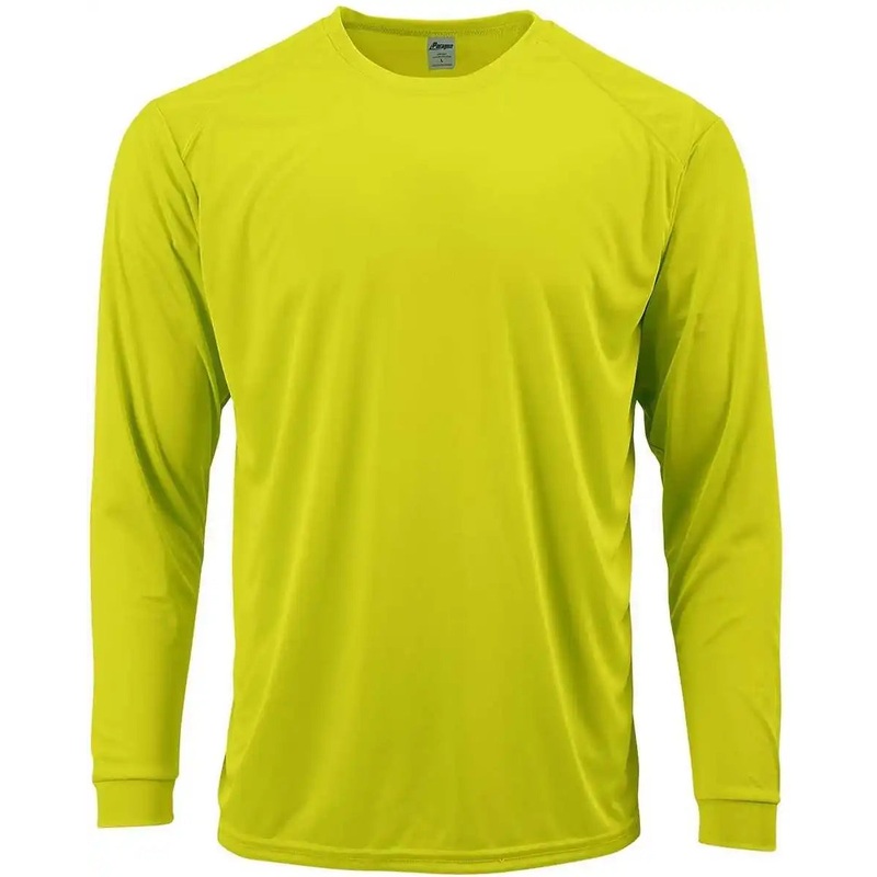 Paragon 218Y Youth Long Sleeve Tee – Safety Green