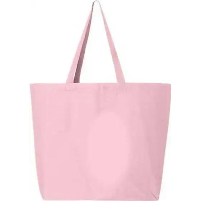 Q-Tees Q600 25L Jumbo Tote – Light Pink