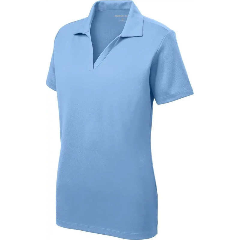 Sport-Tek LST640 Ladies Posicharge Racermesh Polo – Carolina Blue
