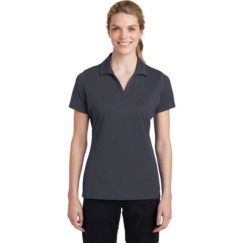 Sport-Tek LST640 Ladies PosiCharge RacerMesh Polo – Graphite