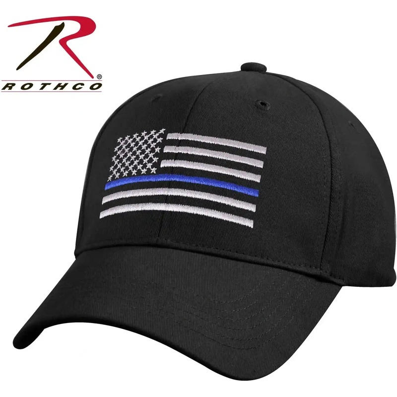 Rothco Kids Low Profile Thin Blue Line Flag Cap
