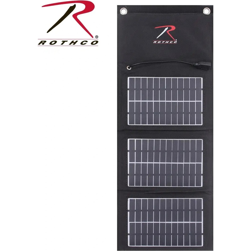 Rothco MOLLE Solar Panel With Power Bank