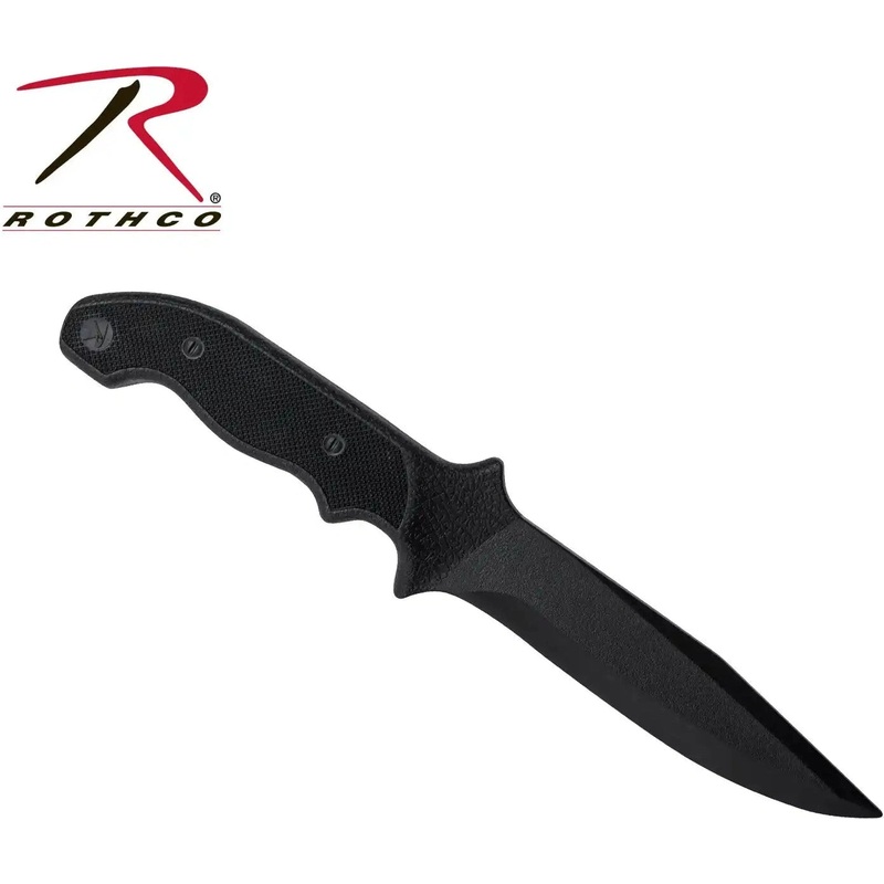 Rothco Rubber Training Knife|Black