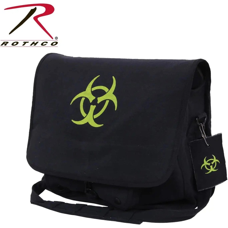 Rothco Bio-hazard Vintage Canvas Messenger Bag