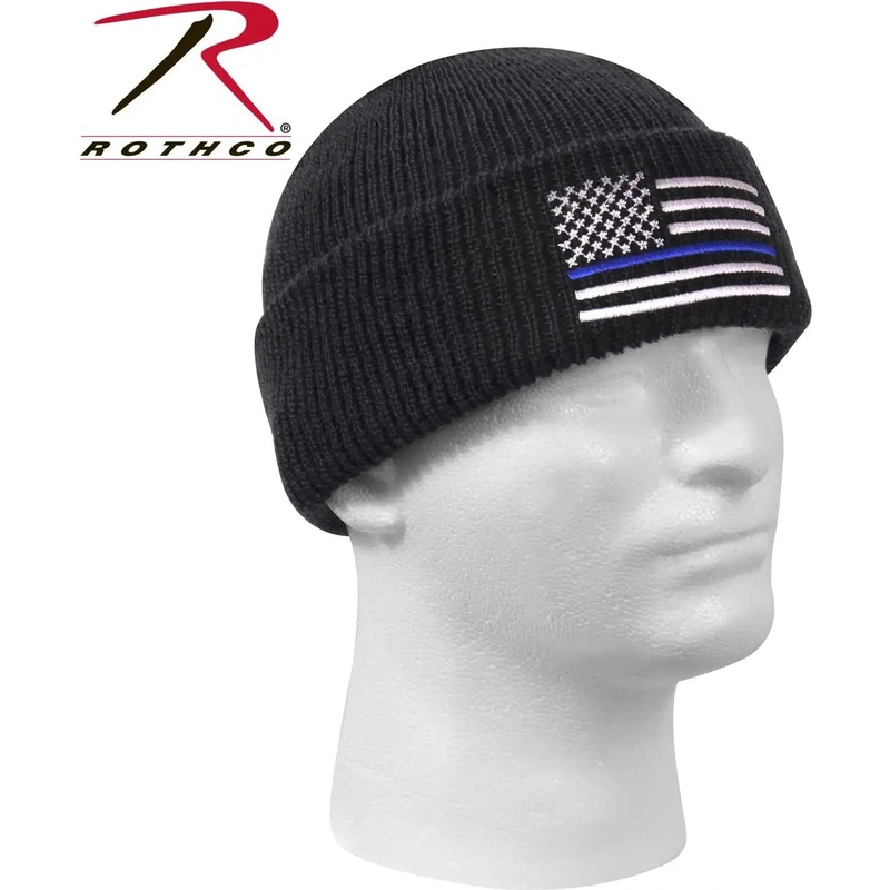 Rothco Thin Blue Line Deluxe Embroidered Watch Cap