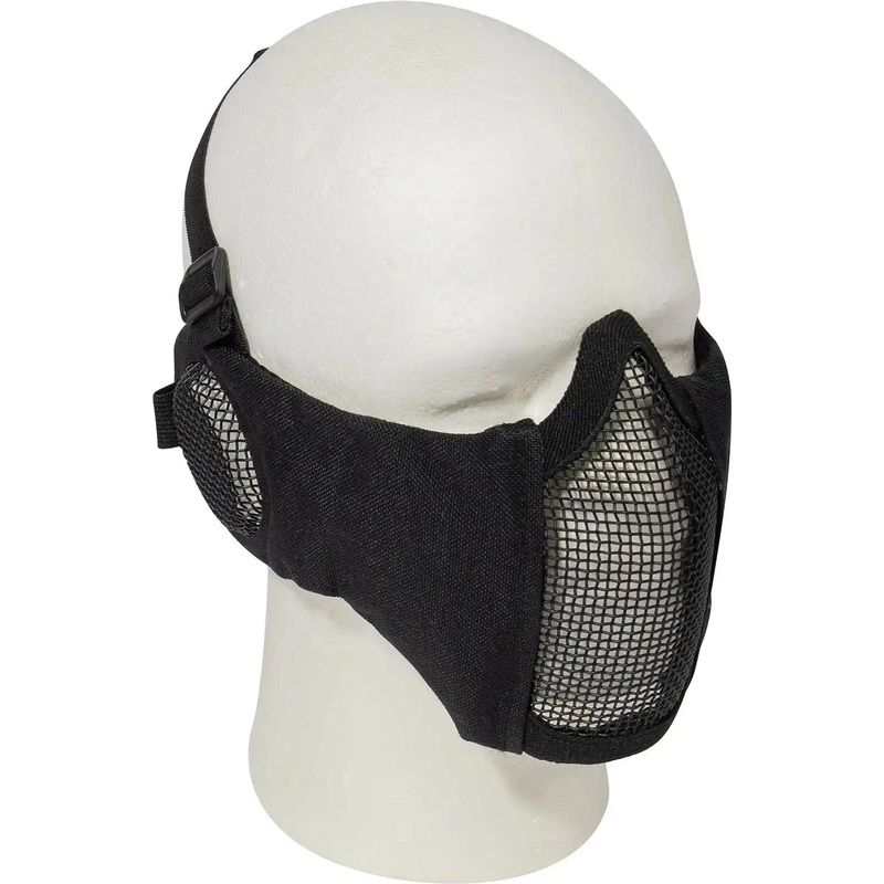 Rothco Steel Half Face Mask With Ear Guard – Black
