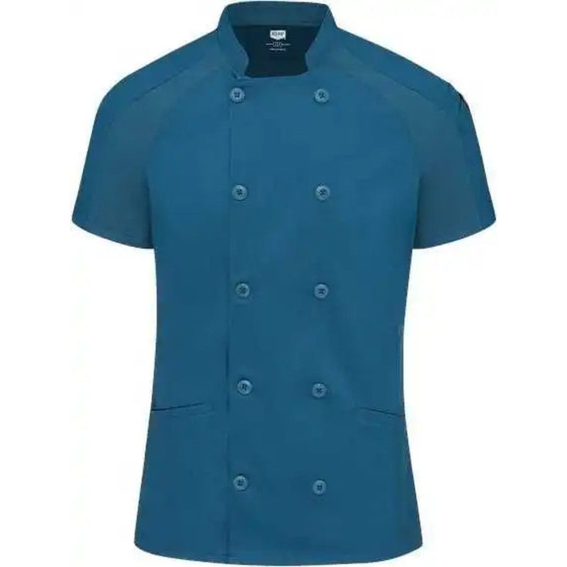 Chef Designs 051W Women’s Airflow Raglan Chef Coat – Teal Teal Mesh