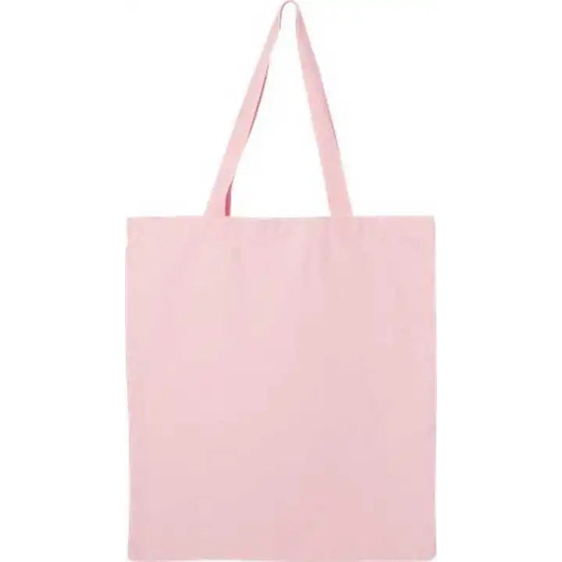 Q-Tees Q800 Promotional Tote – Light Pink