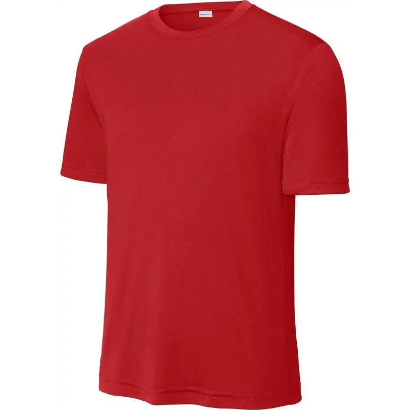 Sport-Tek TST350 Tall Posicharge Competitor Tee – Deep Red
