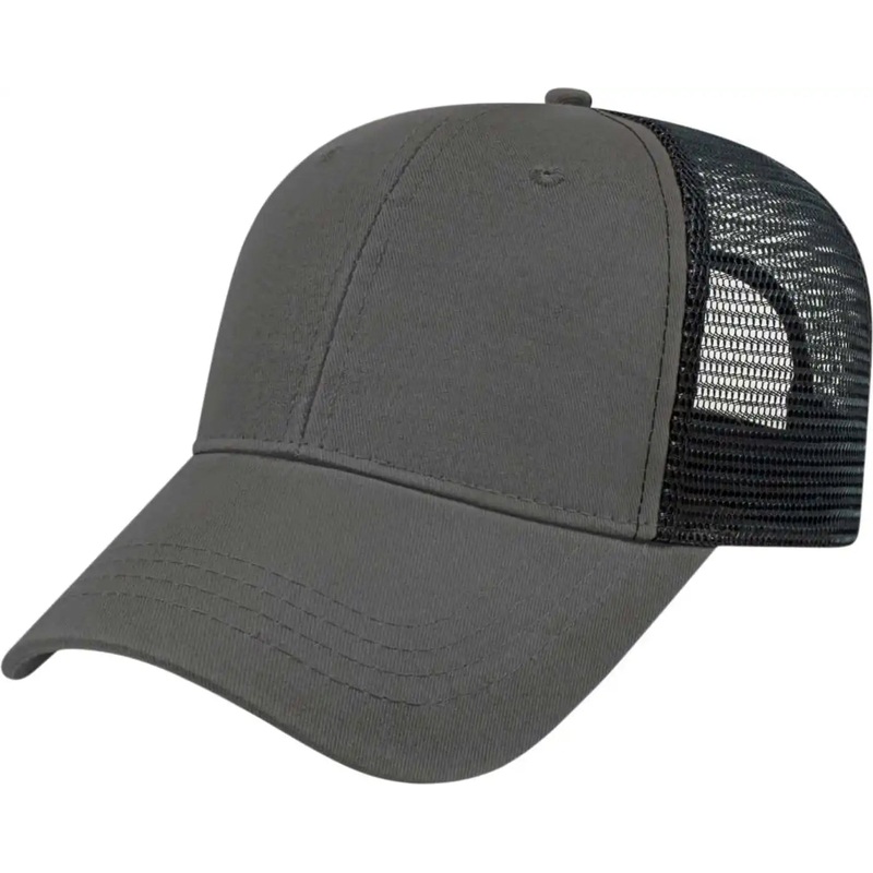 Cap America X500 X tra Value Mesh Back Cap – Charcoal Black
