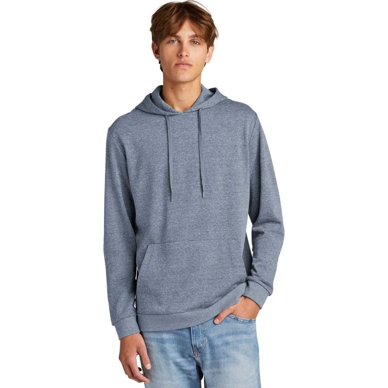 District DT1300 Perfect Tri Fleece Pullover Hoodie – Navy Frost
