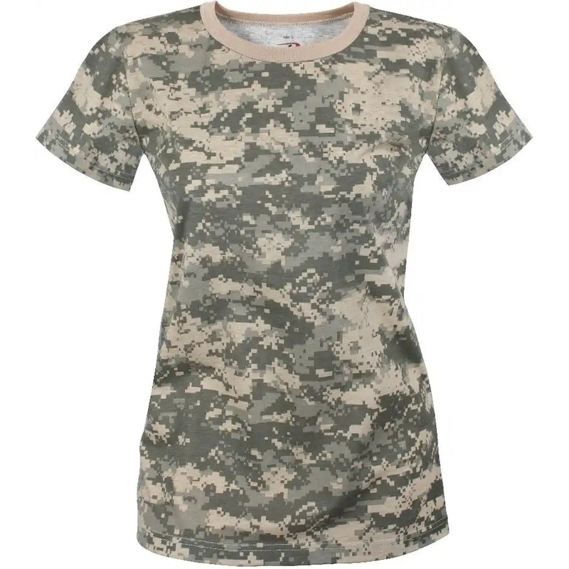 Rothco Womens Long Length Camo T-Shirt