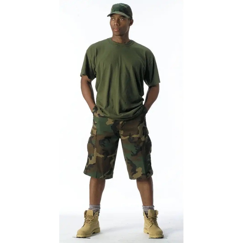 Rothco Long Length Camo BDU Shorts