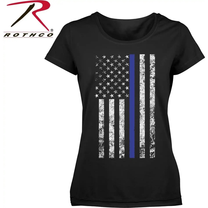 Rothco Women’s Thin Blue Line Longer T-Shirt
