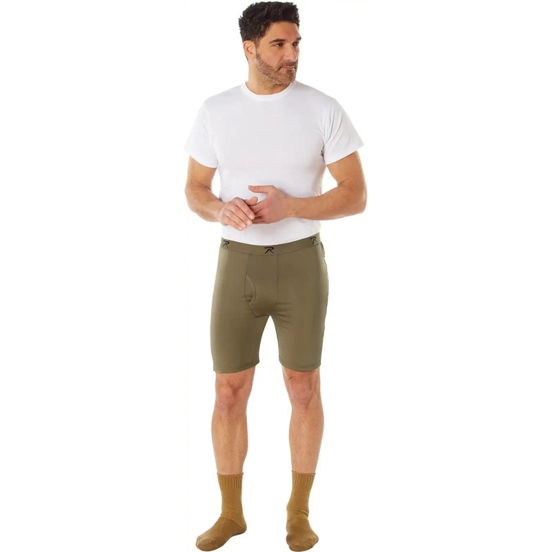 Rothco Long Length Moisture Wicking Performance Boxer Shorts