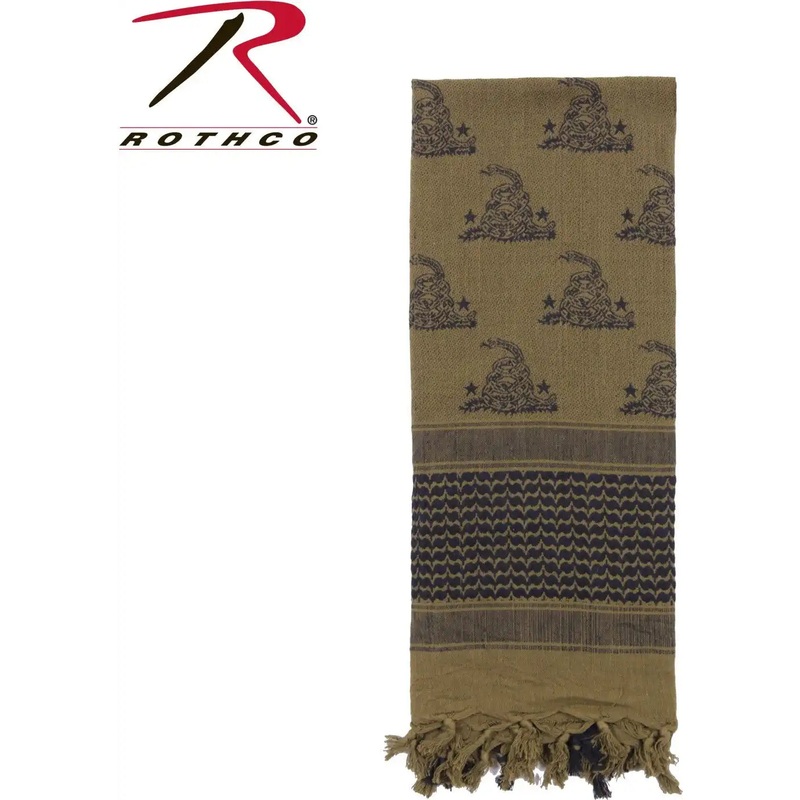 Rothco Gadsden Snake Shemagh Tactical Desert Scarf