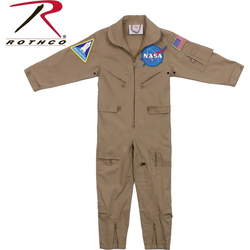 Rothco Kids NASA Flight Coveralls With Official NASA Patch