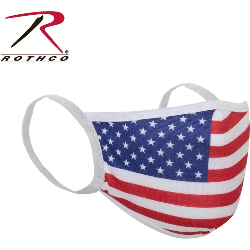 Rothco US Flag Reusable 3 Layer Facemask