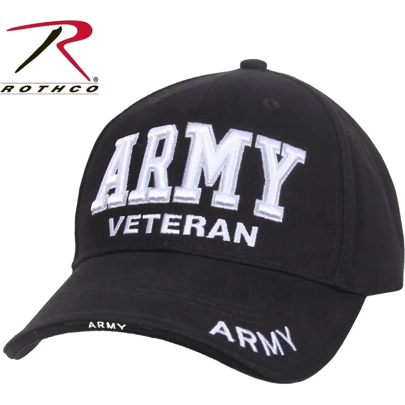 Rothco Deluxe Low Profile Military Branch Veteran Cap