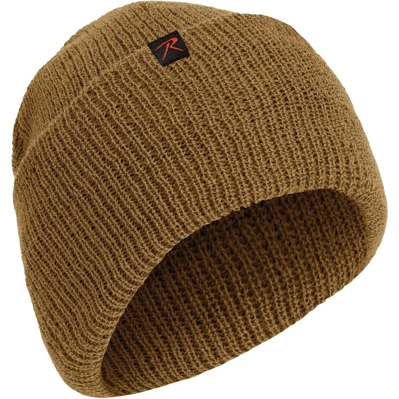 Rothco Wool Watch Cap|Black|Navy Blue|Coyote Brown|Olive Drab