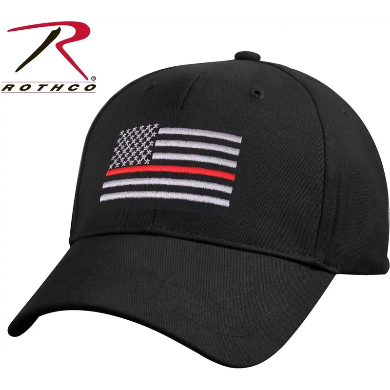 Rothco Thin Red Line Flag Low Profile Cap