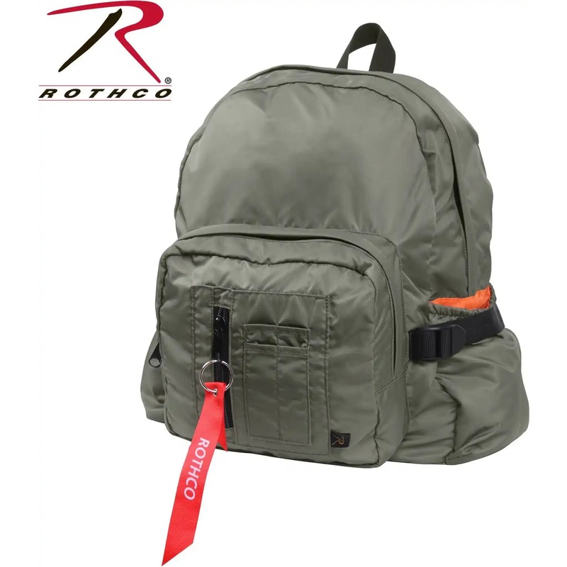 Rothco MA-1 Bomber Backpack|Black|Sage Green