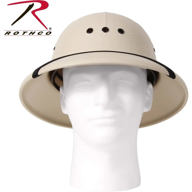 Rothco Pith Helmet|White|Khaki|Olive Drab