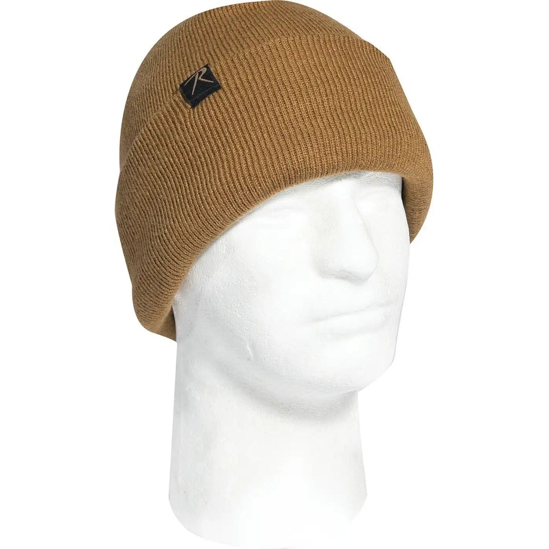 Deluxe Fine Knit Sherpa-Lined Watch Cap