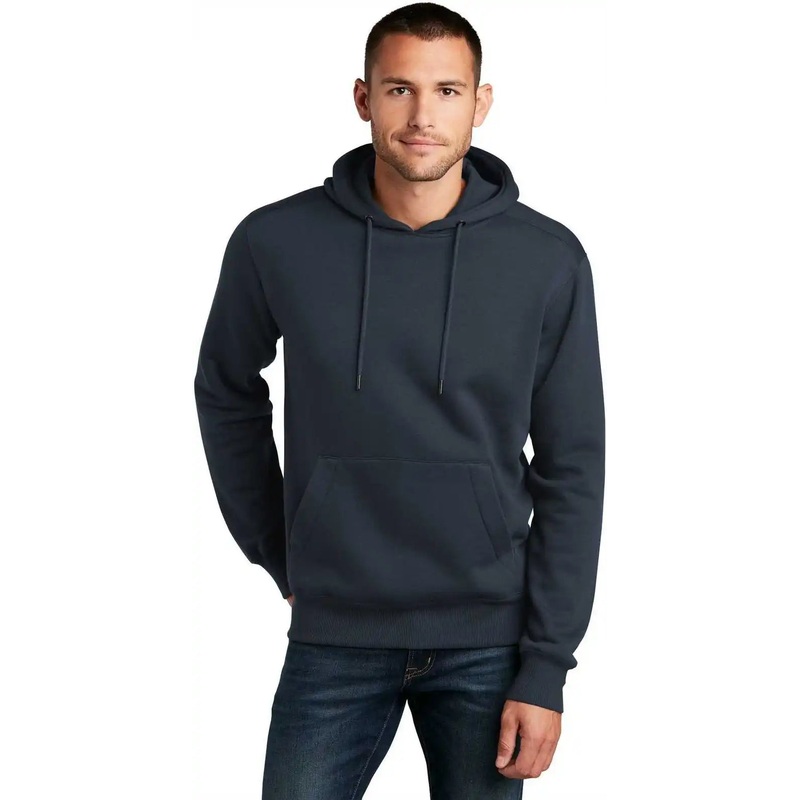 District DT1101 Perfect Weight Fleece Hoodie – New Navy
