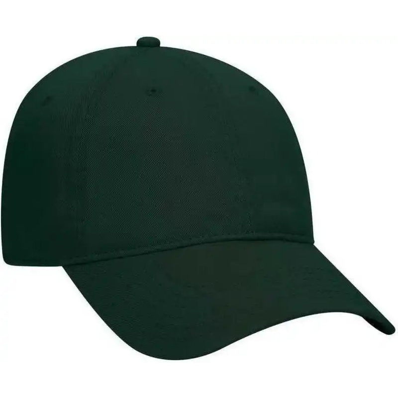 OTTO 18-772 Superior Garment Washed Cotton Twill Low Profile Pro Style Cap – Dark Green