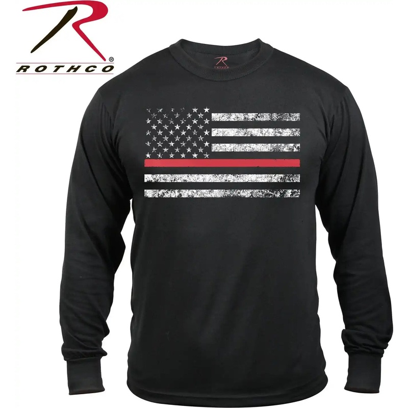 Rothco Thin Red Line Long Sleeve T-shirt