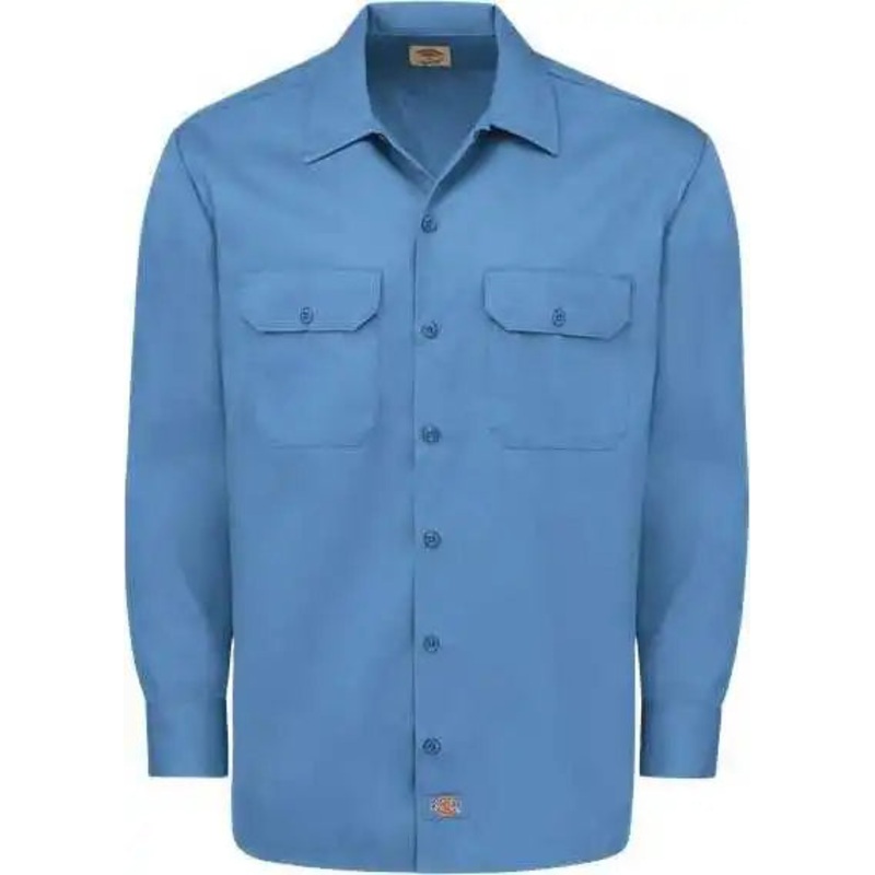 Dickies 5574 Long Sleeve Work Shirt – Gulf Blue