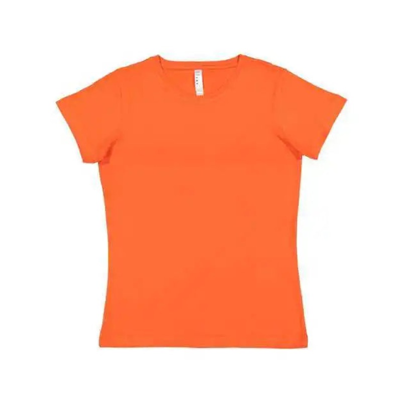 Lat 3516 Women’s Fine Jersey Tee – Orange