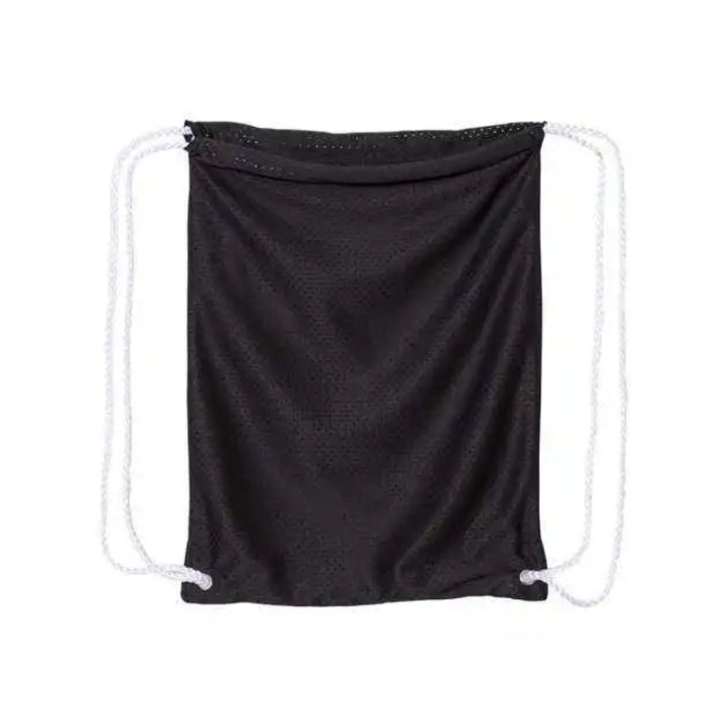 Liberty Bags 8895 Mesh Drawstring Backpack – Black