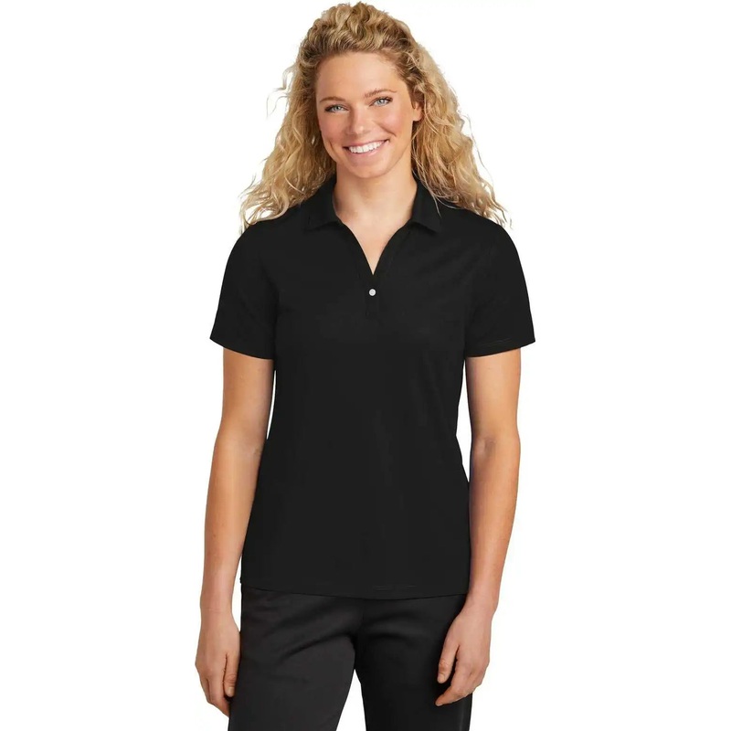 Sport-Tek LST740 Ladies Uv Micropique Polo – Black