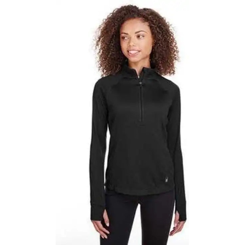 Spyder S16798 Ladies’ Freestyle Half-Zip Pullover – Black