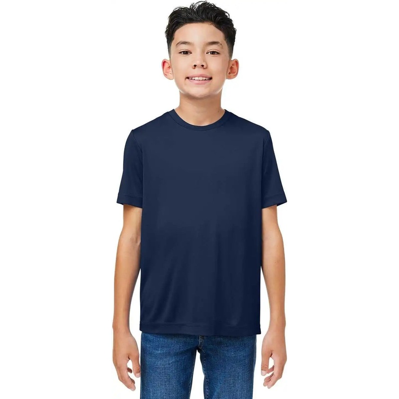 CORE365 CE10Y Youth Capital Performance T-Shirt – CLASSIC NAVY