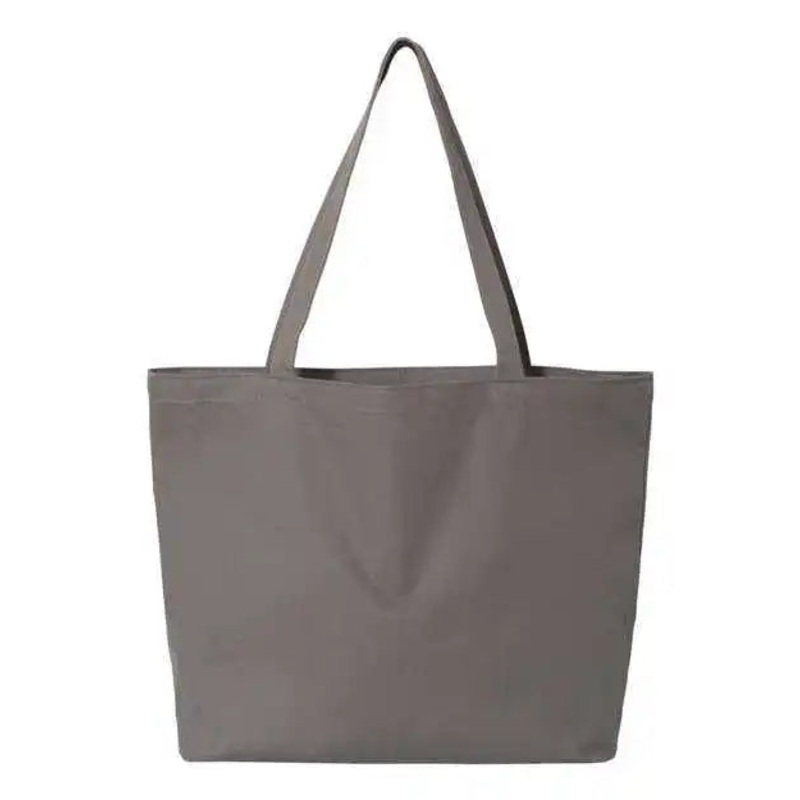 Liberty Bags 8507 Pigment-Dyed Premium Canvas Tote – Grey