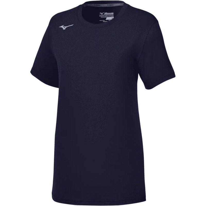 Mizuno Girl’s Short Sleeve Attack Tee 3.0 – Navy