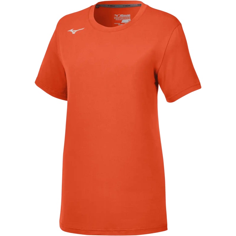 Mizuno Girl’s Short Sleeve Attack Tee 3.0 – Orange