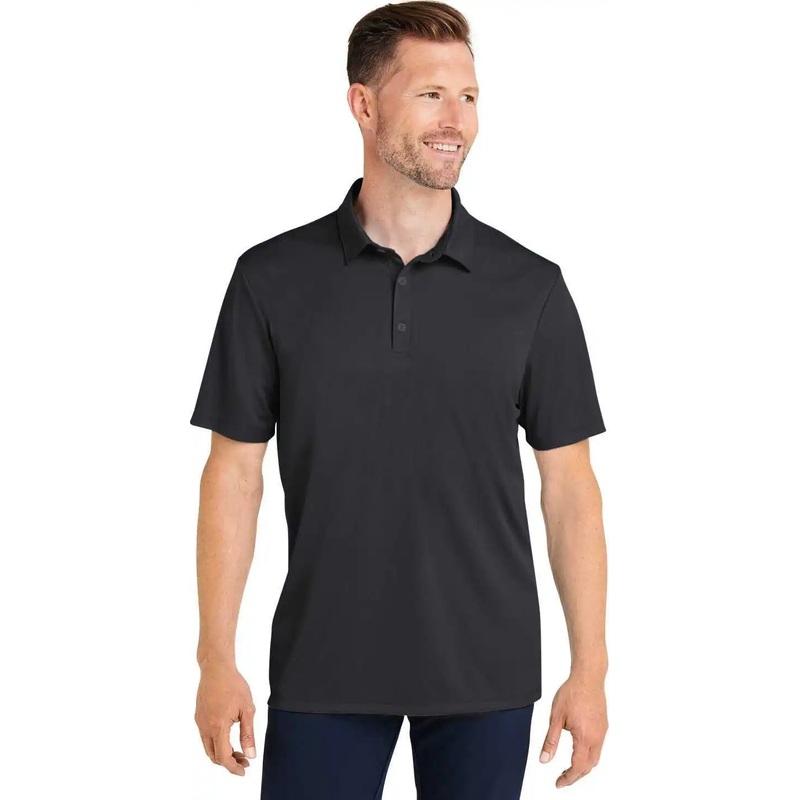HUK H120558 Men’s Pursuit Performance Polo – BLACK