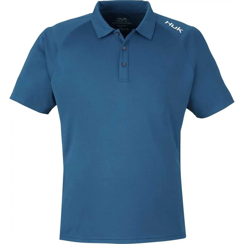 HUK H12L005 Men’s Lopro Solid Performance Polo – SARGASSO SEA