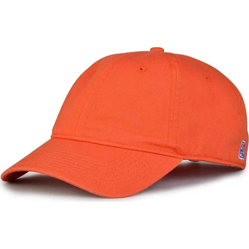 The Game GB210 Classic Relaxed Garment Washed Twill Cap – Orange