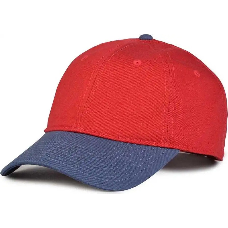 The Game GB210 Classic Relaxed Garment Washed Twill Cap – Vintage Red Vintage Blue