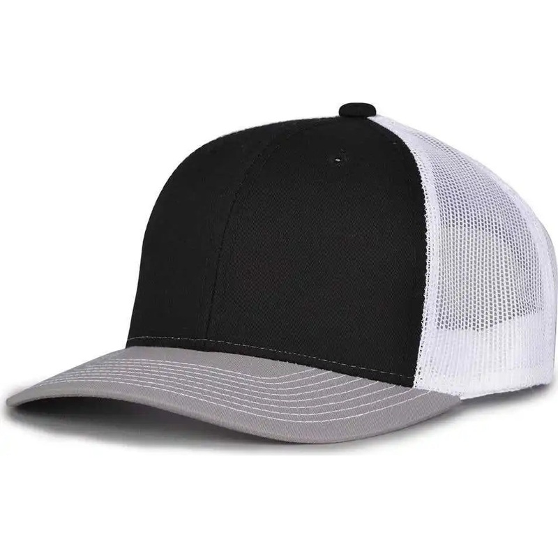 The Game GB452E Everyday Trucker Cap – Black Gray White