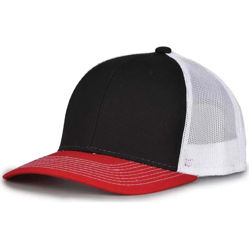 The Game GB452E Everyday Trucker Cap – Black Red