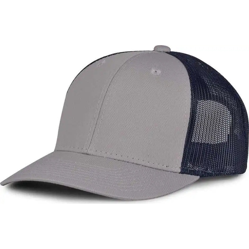 The Game GB452E Everyday Trucker Cap – Gray Navy