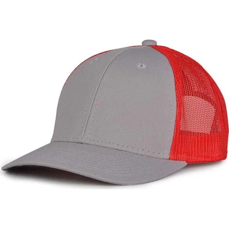 The Game GB452E Everyday Trucker Cap – Gray Red